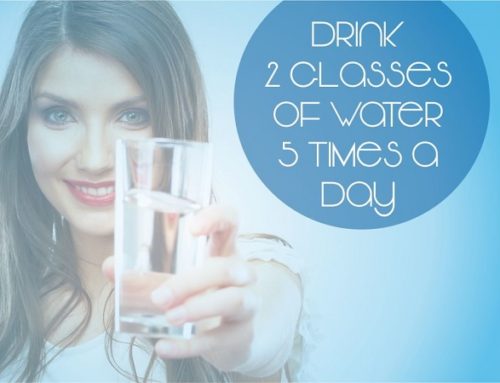 Drink 2 Glasses Of Water 5 Times a Day